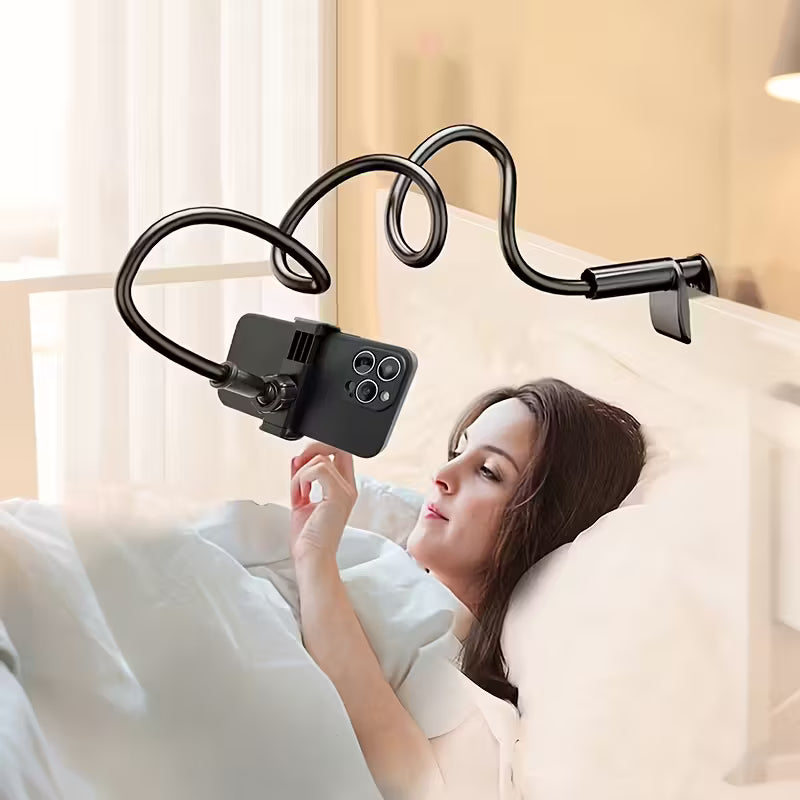 Mobile Phone Holder with 360° Rotation for Bedside