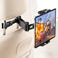 3-in-1 Adjustable Car Headrest Mount with 360° Rotatable Phone & Tablet Holder